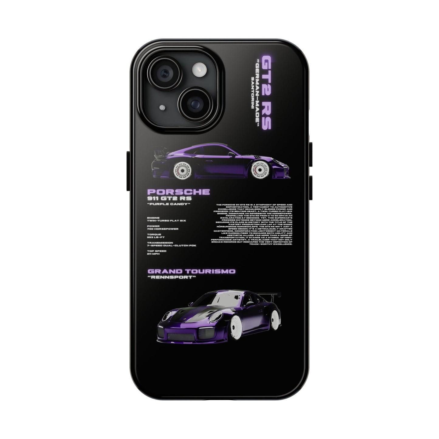 "Porsche 911" Black Case