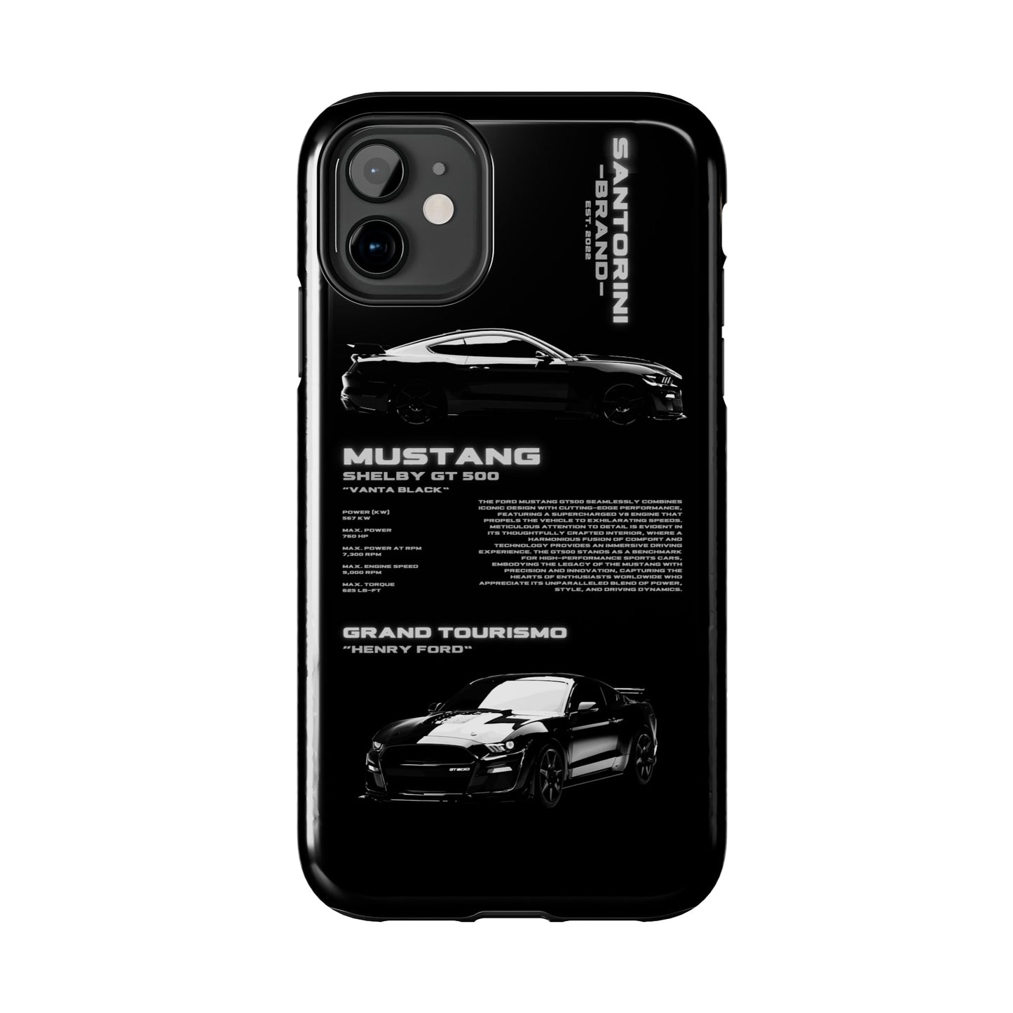 "Mustang" Black Case