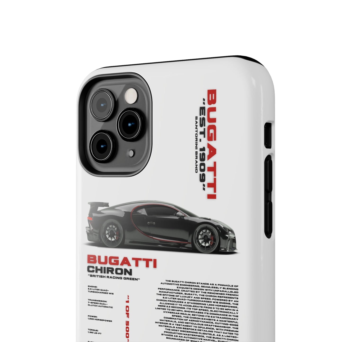 "Bugatti Chiron" White Case