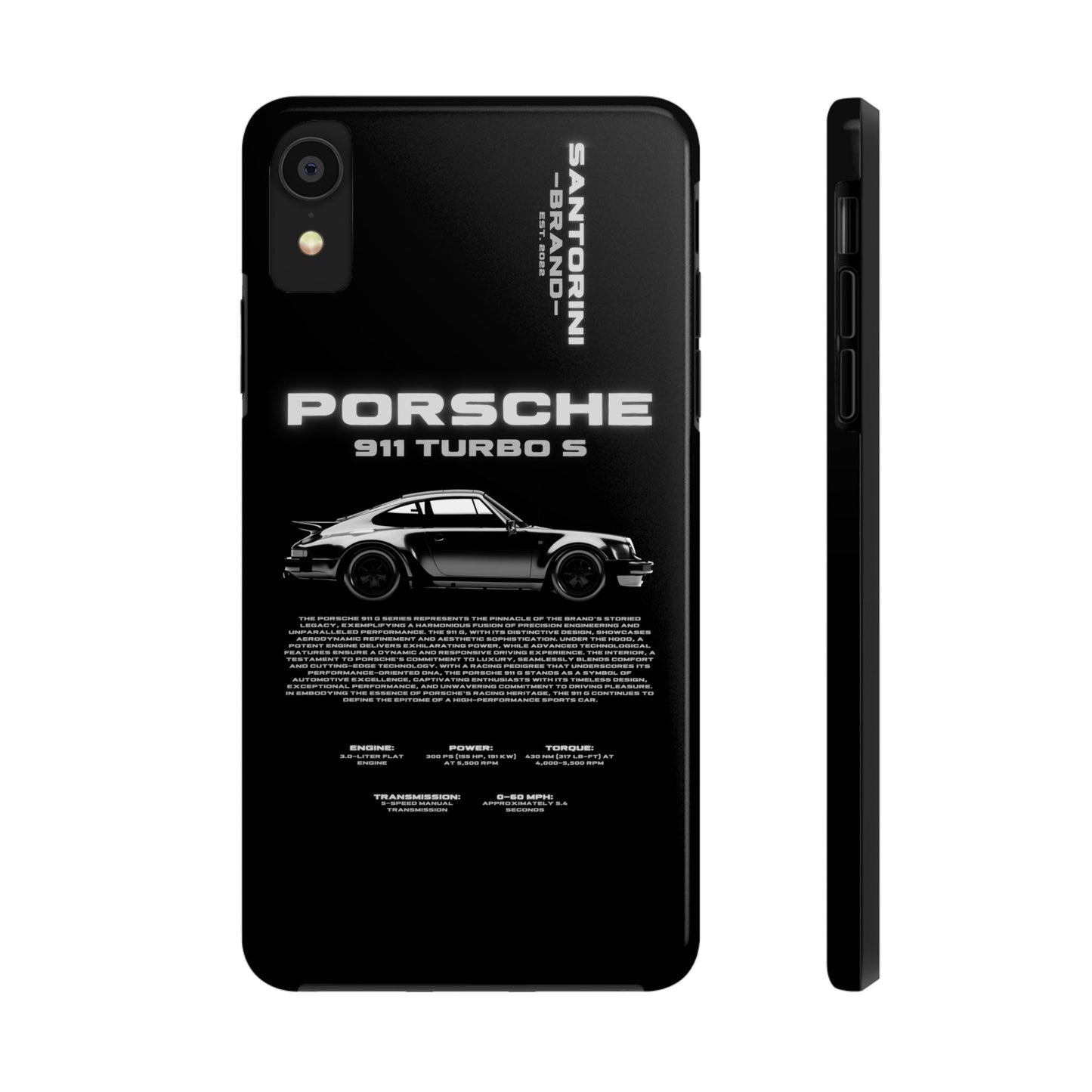 "Porsche 911 Turbo" Black Case