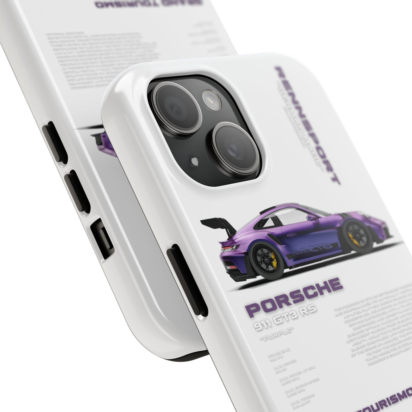 "Porsche GT3 RS" White Case