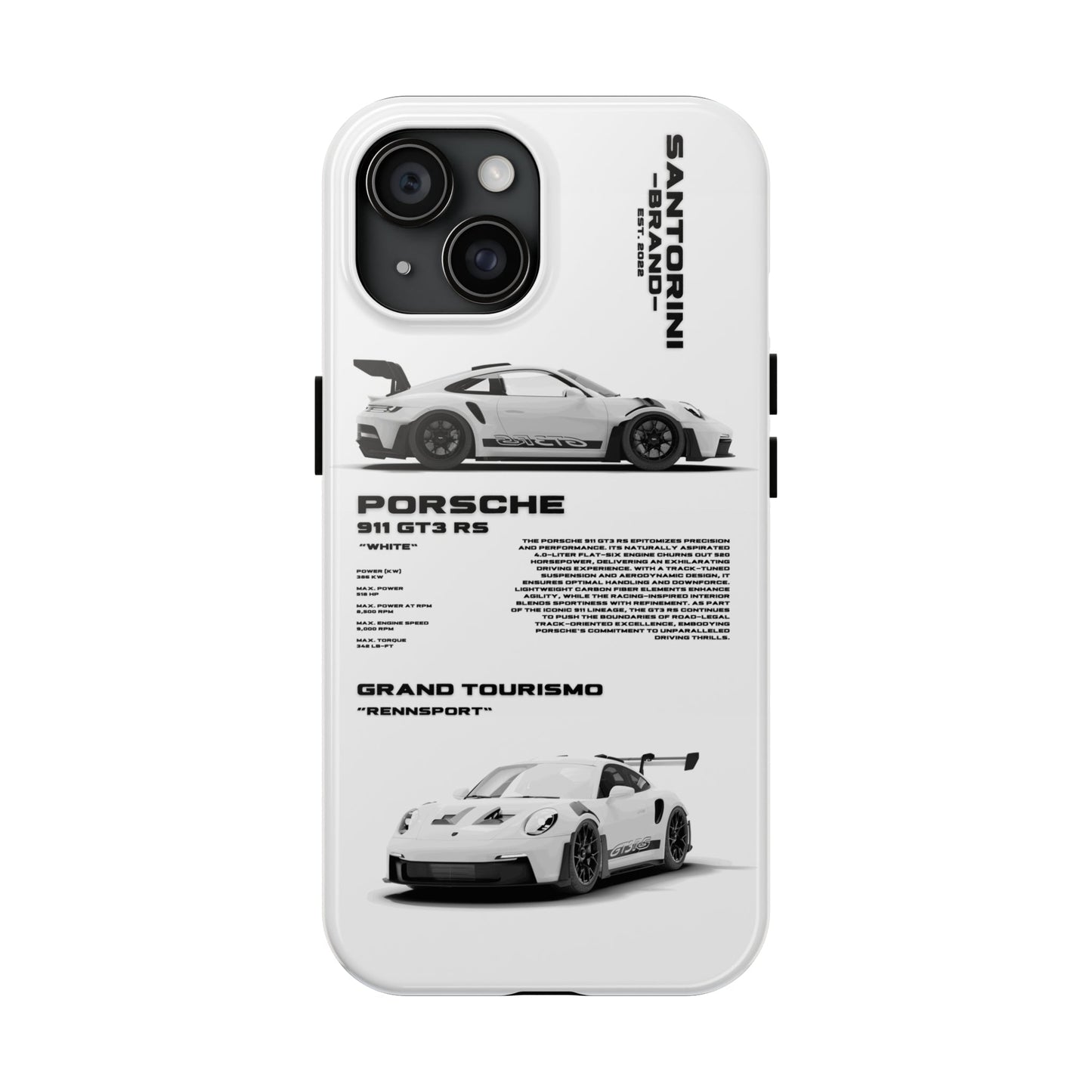 "GT3 RS" White Case