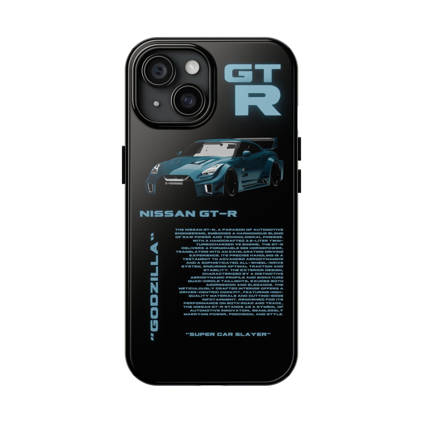 "Nissan GT-R" Black Case