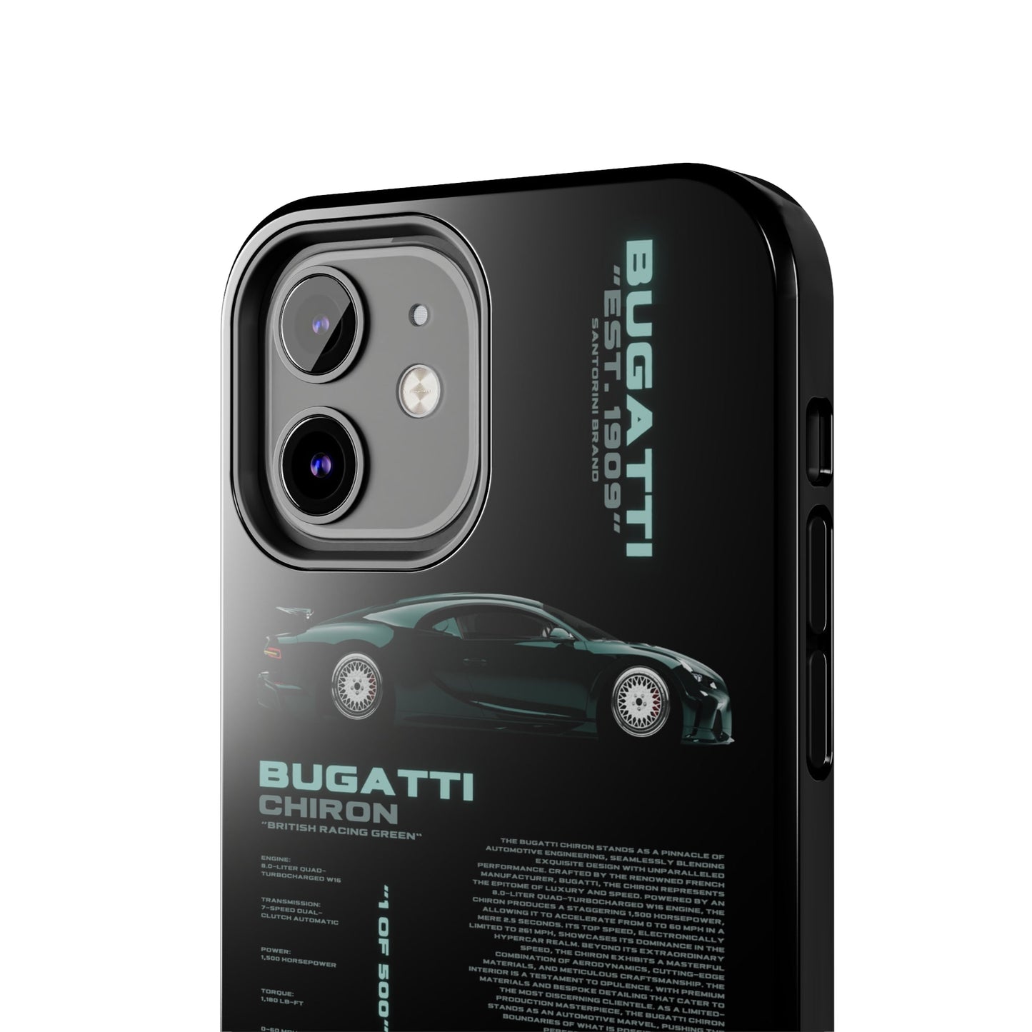 "Bugatti Chiron" Black Case