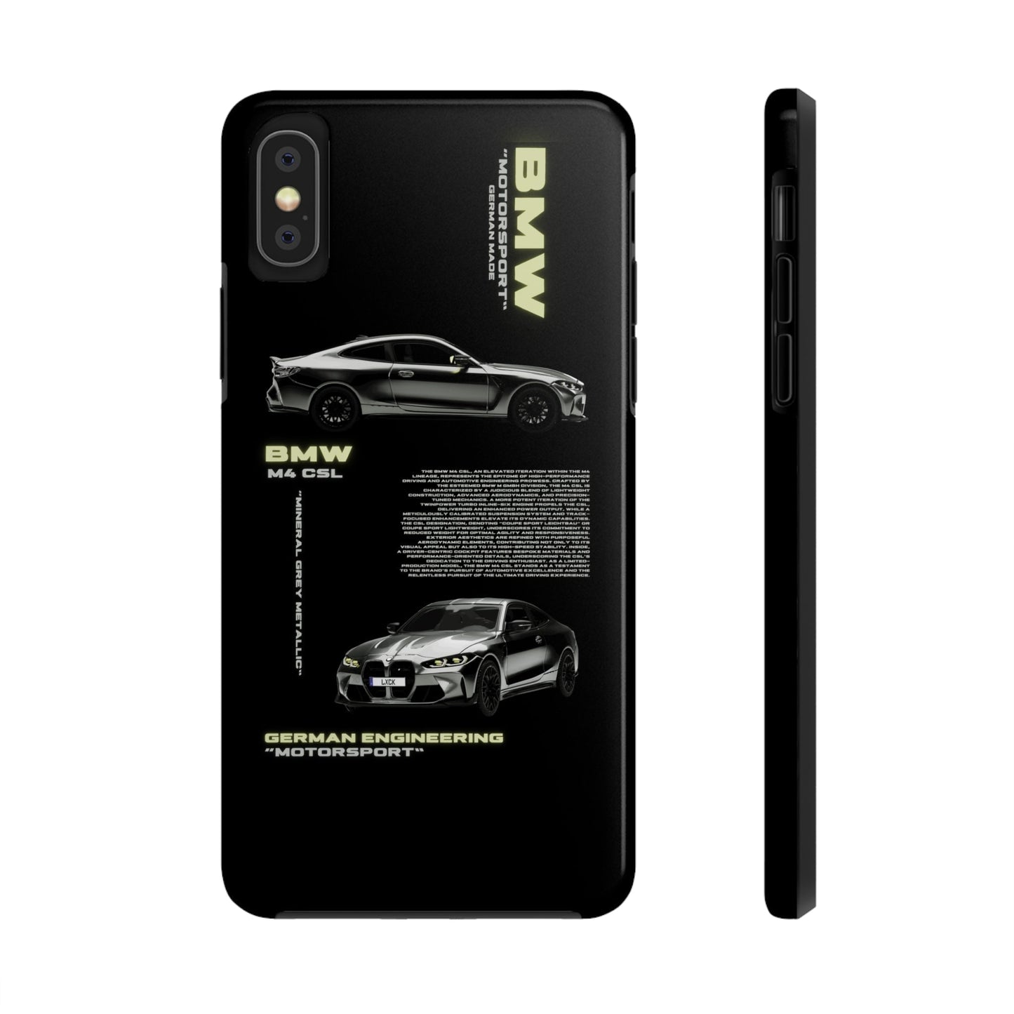 "M4 CSL" Black Case