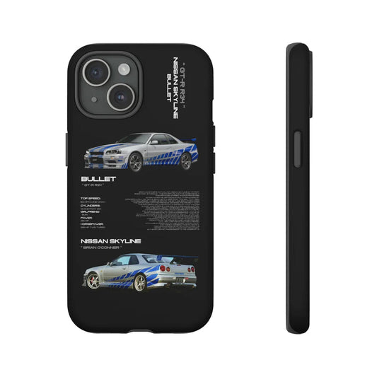 "Nissan Skyline" Black Case