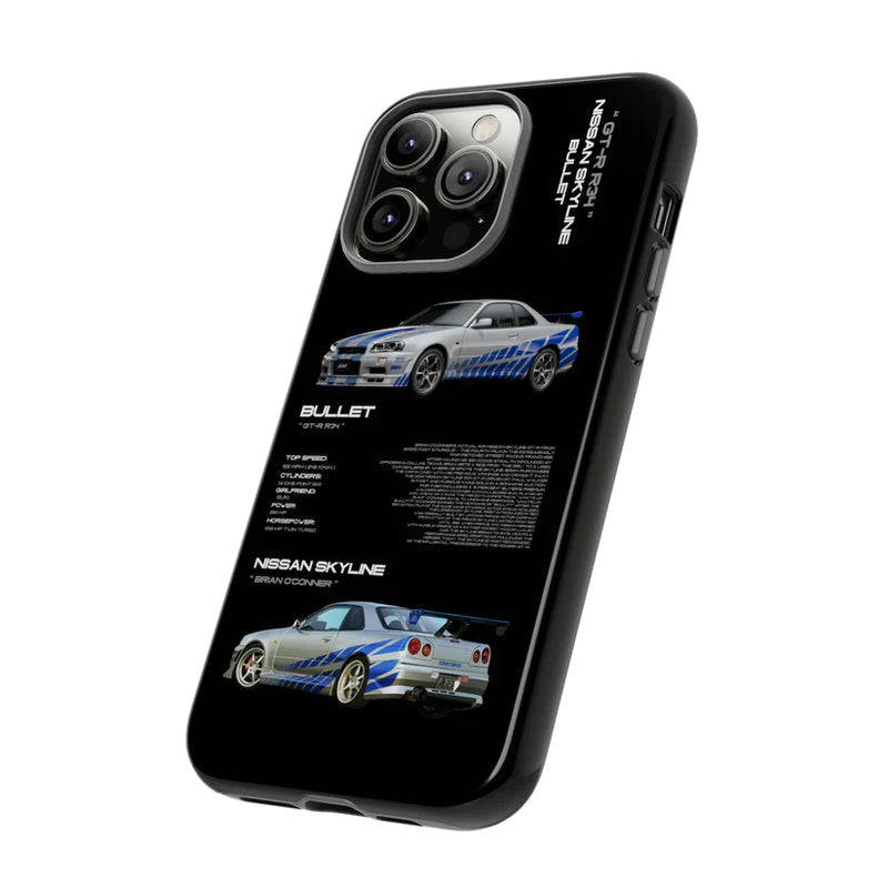 "Nissan Skyline" Black Case