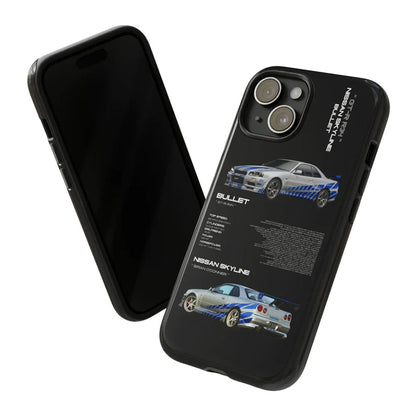 "Nissan Skyline" Black Case