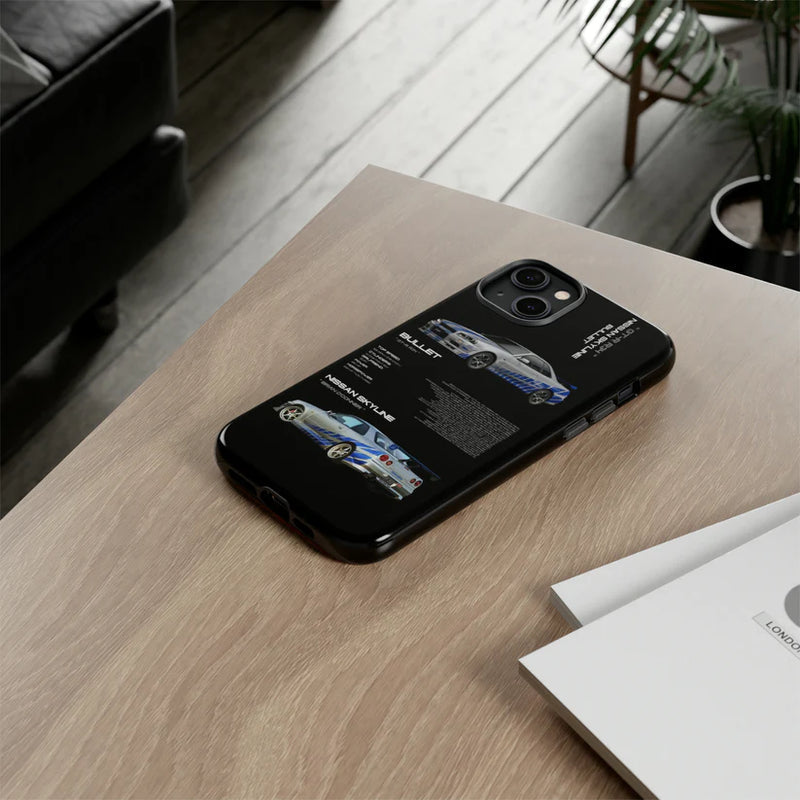 "Nissan Skyline" Black Case