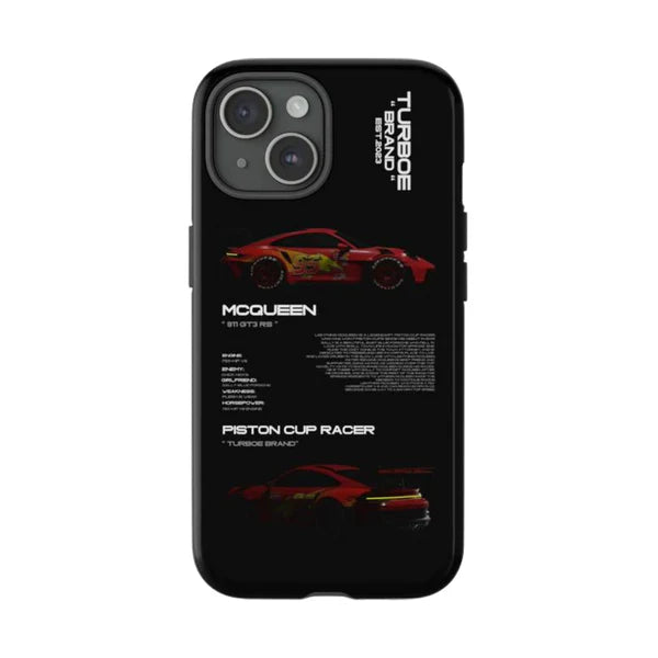 Cars "Lightning McQueen" Black iPhone Case